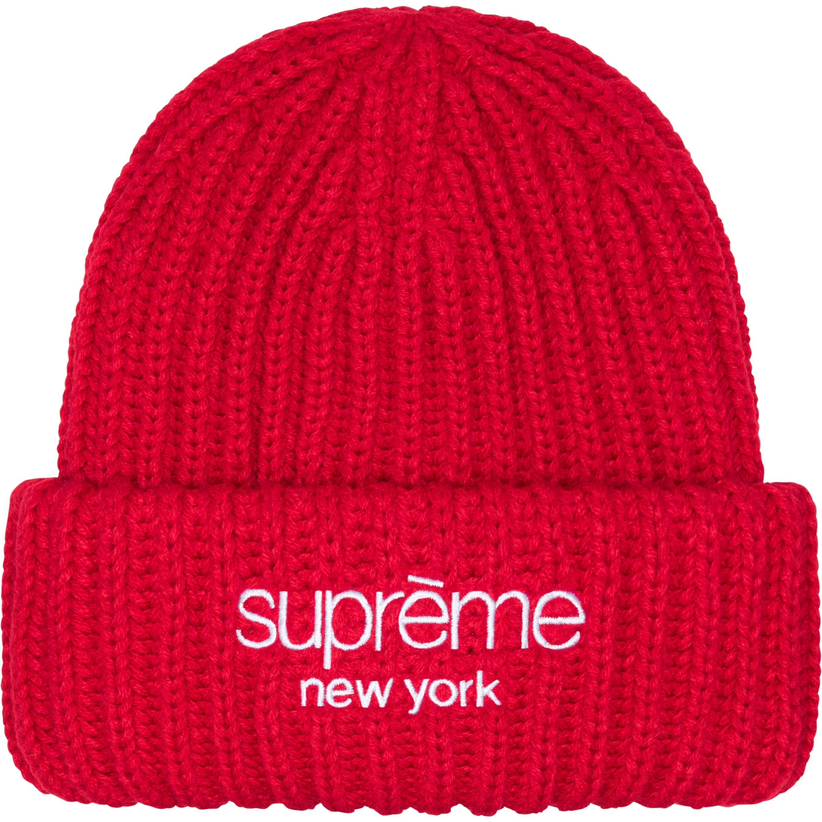 Classic Logo Chunky Ribbed Beanie view 2